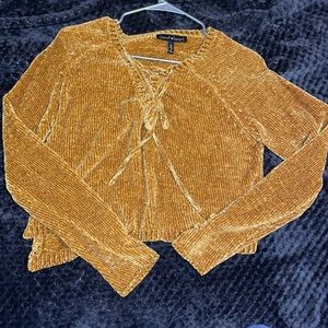 New Golden Fall Soft Knit Sweater